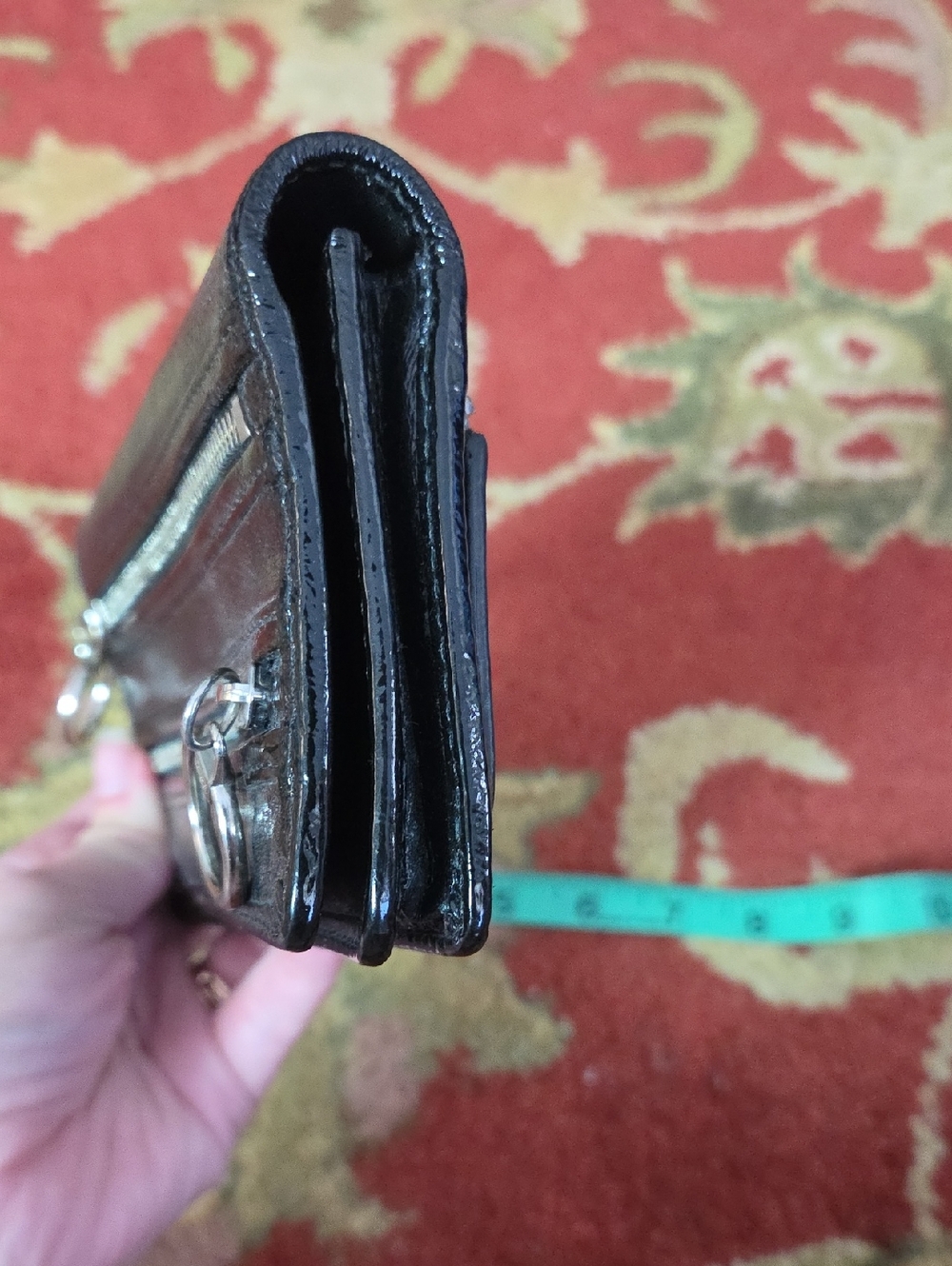 Coach Poppy Y2k Zipper Pull Leather Wallet - Picture 7 of 8